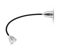 less `n` more Athene BDL2-P-KA Strahler/Spotleuchte, flexible avec housse noire