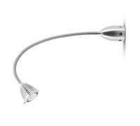 less `n` more Athene BDL2-P-KA Strahler/Spotleuchte, flexible en aluminium brossé