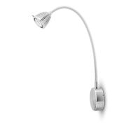 less `n` more Athene BWL2-P-KA Strahler/Spotleuchte, flexible avec housse blanche