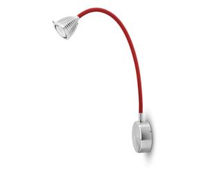 less `n` more Athene BWL2-P-KA Strahler/Spotleuchte, flexible avec housse rouge