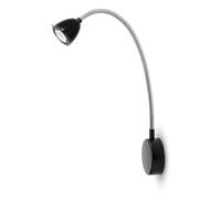 less `n` more Athene BWL2-P-KS Strahler/Spotleuchte, flexible en aluminium brossé