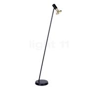 less 'n' more Ethics E-SL Lampadaire LED tête doré/verre translucide clair - variateur tactile Ce luminaire comporte des modules à LED prémontés de classes énergétiques A A++, A+, A