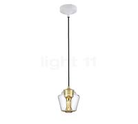 less 'n' more Ethics E-WGPL Suspension LED cache-piton blanc/abat-jour translucide clair - Casambi Ce luminaire comporte des modules à LED prémontés de classes énergétiques A A++, A+, A