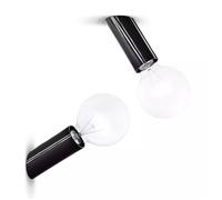 less `n` more Next DNA WL-Easy-1 Decken-/Wandleuchte, noir brillant