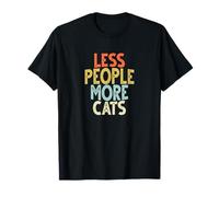 Less People More Cats T-Shirt