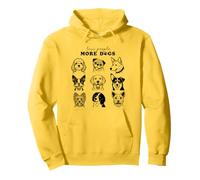 Less People More Dogs - Blague pour les amoureux des chiens Sweat à Capuche