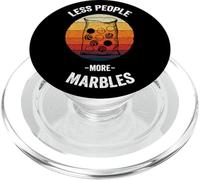 Less People More Marbles | Jeu de course vintage de billes PopSockets PopGrip pour MagSafe
