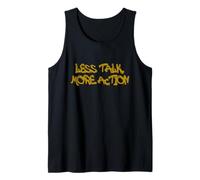 Less Talk More Action Motivational Quote Design Débardeur