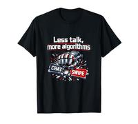 Less Talk More Algorithmes Data Science Robot Fist Design T-Shirt