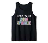 Less Talk More Peinture Diamant Brillante DIY Humour Débardeur