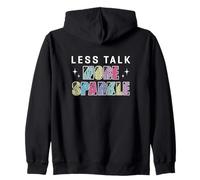 Less Talk More Peinture Diamant Brillante DIY Humour Sweat à Capuche