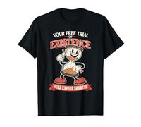 L'essai Gratuit de l'existence expirera bientôt Dark Humor T-Shirt Graphique avec Valeur