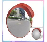 LesSaisons© Orange 60 cm Miroir de trafic convexe Plastique
