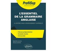 L'essentiel De La Grammaire Anglaise - A L'entrée Dans L'enseignement Supérieur