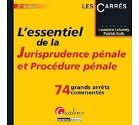 L'ESSENTIEL DE LA JURISPRUDENCE PÉNALE ET PROCÉDURE PÉNALE - 2ÈME ÉDITION