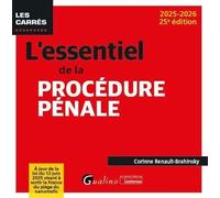 L'essentiel De La Procédure Pénale