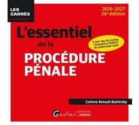 L'essentiel de la procédure pénale Corinne Renault-Brahinsky (Auteur)