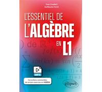 L'essentiel de l'algèbre en L1 - Yves Coudert - Ellipses - broché - Scolaire / Universitaire