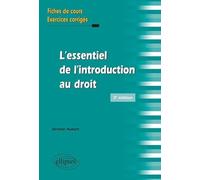 L'essentiel de l'introduction au droit