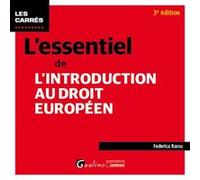 L'essentiel de l'introduction au droit européen Federica Rassu (Auteur)