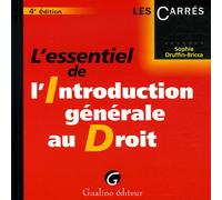 L'essentiel de l'Introduction générale au Droit