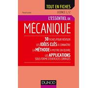 L'essentiel de mécanique - Licence 1 / 2