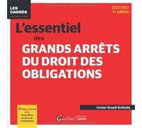 L'essentiel des grands arrêts du droit des obligations: 80 fiches d'arrêts analysés et commentés en droit des obligations + Propositions de plans de commentaire
