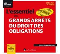L'essentiel des grands arrêts du droit des obligations Corinne Renault-Brahinsky (Auteur)