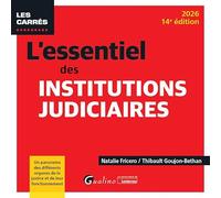 L'essentiel des institutions judiciaires: Un panorama des différents organes de la justice et de leur fonctionnement