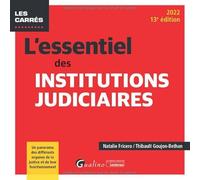 L'essentiel des institutions judiciaires: Un panorama des différents organes de la justice et de leur fonctionnement (2022)