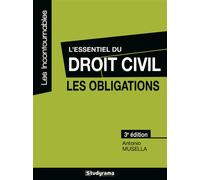 L'essentiel du droit civil - Les obligations - ANTONIO MUSELLA - Studyrama Eds - broché - Etude