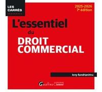 L'essentiel du droit commercial Iony Randrianirina (Auteur)