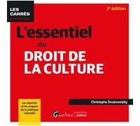 L'essentiel du droit de la culture