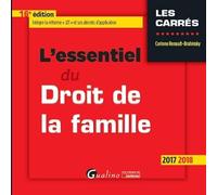 L'ESSENTIEL DU DROIT DE LA FAMILLE 16EME EDITION