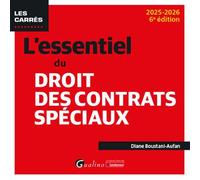 L'essentiel du droit des contrats spéciaux - Diane Boustani - Gualino Eds - broché - Etude