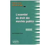 L'essentiel Du Droit Des Marchés Publics
