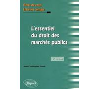 L'essentiel Du Droit Des Marchés Publics