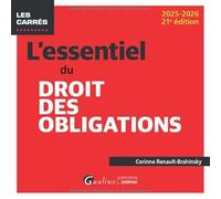 L'essentiel du droit des obligations (2024-2025)