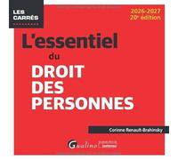 L'essentiel du droit des personnes