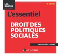 L'essentiel Du Droit Des Politiques Sociales