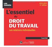 L'essentiel du droit du travail : les relations individuelles (2023-2024)