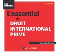 L'essentiel Du Droit International Privé