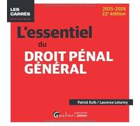 L'essentiel du droit pénal général (2025-2026)