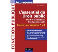 L'essentiel du droit public - Droit constitutionnel, droit administratif: Concours des catégories A et B