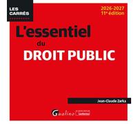 L'essentiel du droit public - Jean-Claude Zarka - Gualino Eds - broché - Etude