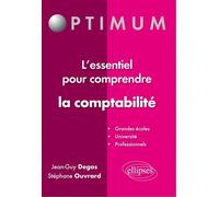 L'essentiel pour comprendre la comptabilité - Jean-Guy Degos - Ellipses - broché - Etude