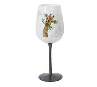 Lesser & Pavey Bug Art Gina Verre à vin girafe pour la maison, la cuisine, le restaurant et les fêtes | Joli verre à vin pour boissons | Joli cadeau pour femme, homme, mariage et Noël