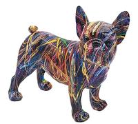 Lesser & Pavey Figurine de Bouledogue français Supernova pour la Maison et Le Bureau | Décoration d'intérieur Cadeau pour Homme et Femme | Belle Figurine pour intérieur et extérieur | Décoration de