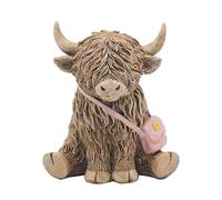 Lesser & Pavey Figurines Happy Highland en Forme de Vache des Highlands pour décoration d'intérieur | Ornements idéaux, Cadeaux d'amitié pour Homme et Femme | Joli Centre de Table et Accessoires de