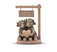 Lesser & Pavey Hughie Figurine de vache des Highlands pour la maison et le bureau | Décoration d'intérieur cadeau pour homme et femme | Belle figurine pour intérieur et extérieur | Décoration de salon